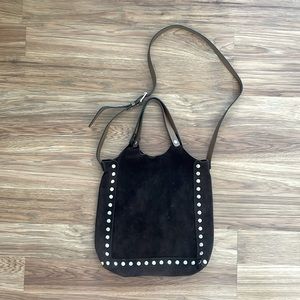 Suede Marni tote bag